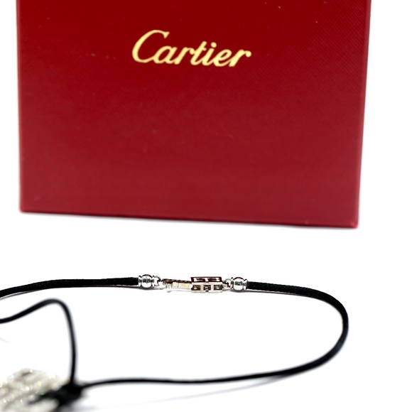 Cartier 1.5 Carat Diamond 18 White Gold Necklace - Picture 15 of 15